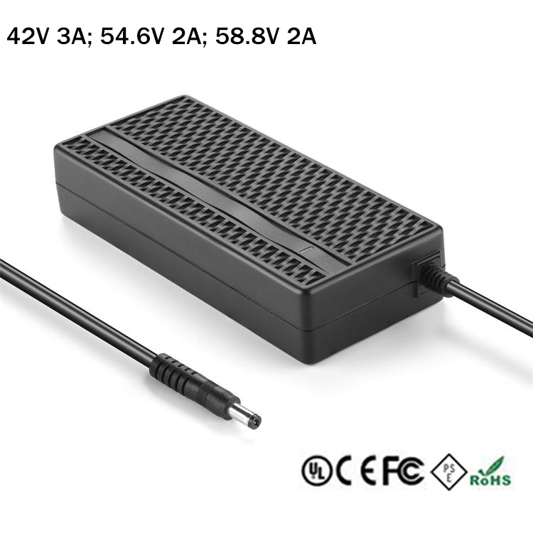 36V 48V无卤CE Fcc认证滑板车电动车锂电池充电器