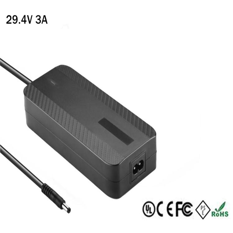 24V CE认证便携安全电动车锂电池充电器29.4V